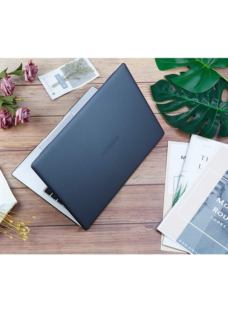 غطاء حماية صلب مع غطاء لاصق لحماية Huawei MateBook 14 2024 FLMH-X FLMH-16 FLMH-32 14.2" 2.8K OLED لابتوب مع تحكم باللمس Ultra 5 Ultra 7 معالجات غطاء لابتوب (أسود غير لامع) - Image 4
